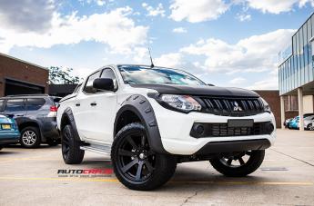 MITSUBISHI TRITON RTG MATTE BLACK LASER TEXT